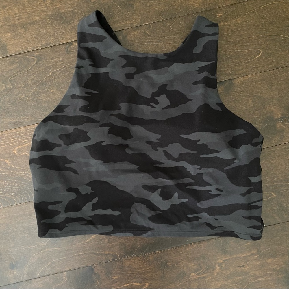 Athleta camo bra top